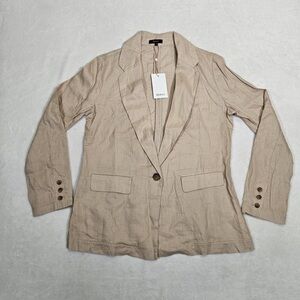 Quince Beige Women's Blazer
